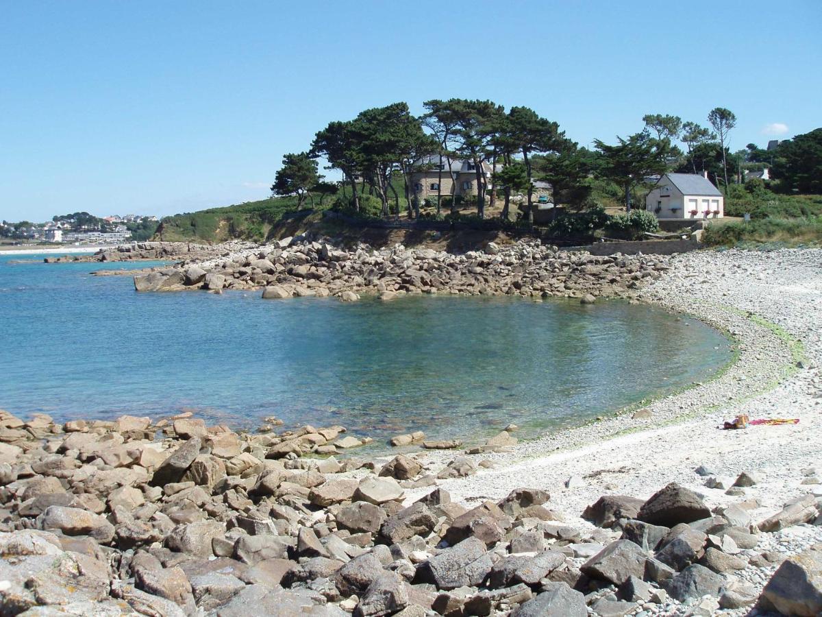 Maison 6 Pers Belle Vue Mer Piscine, Plage A 40 M Trevou-Treguignec Exterior photo